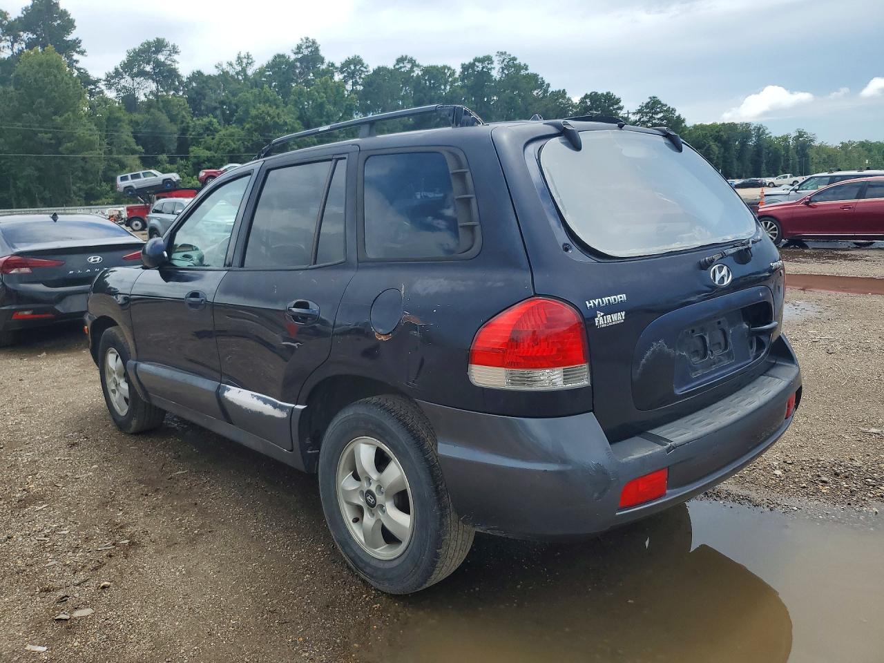 2005 Hyundai Santa Fe Gls Blue vin: KM8SC13D75U875267