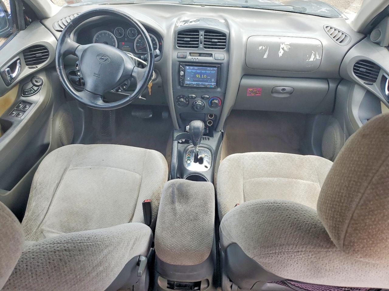 2005 Hyundai Santa Fe Gls Blue vin: KM8SC13D75U875267