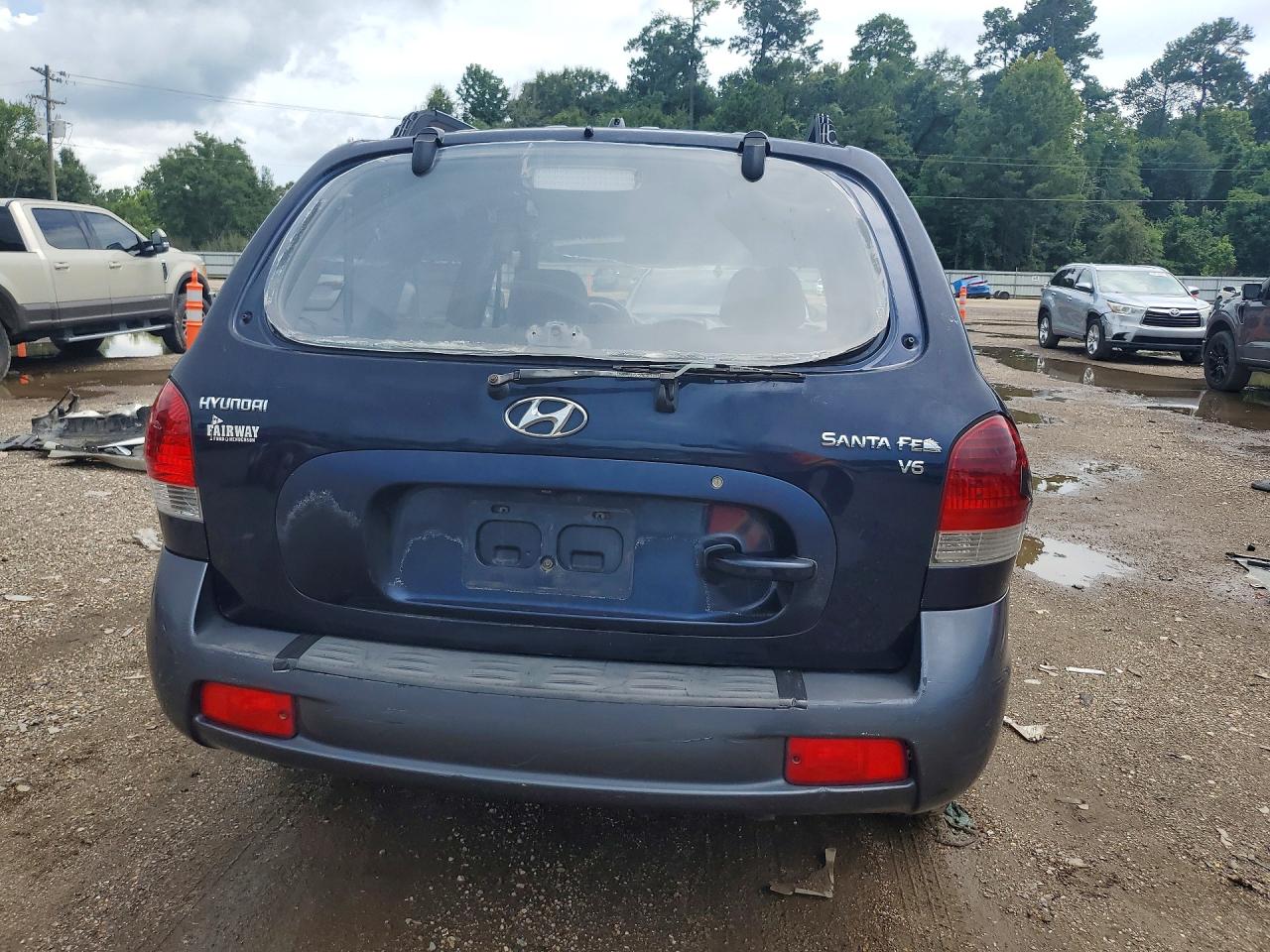2005 Hyundai Santa Fe Gls Blue vin: KM8SC13D75U875267