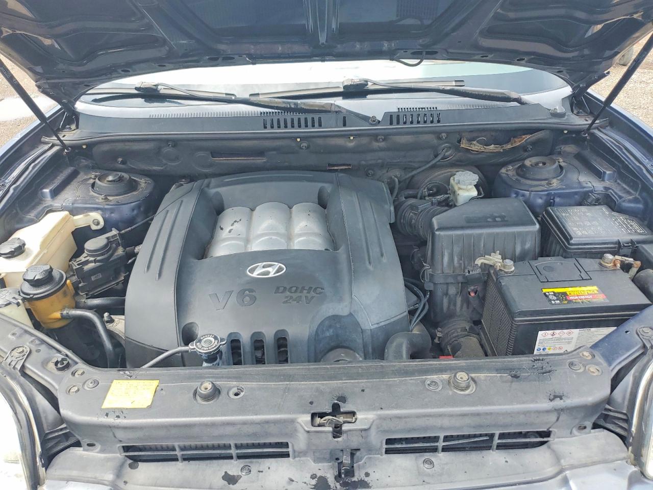 2005 Hyundai Santa Fe Gls Blue vin: KM8SC13D75U875267