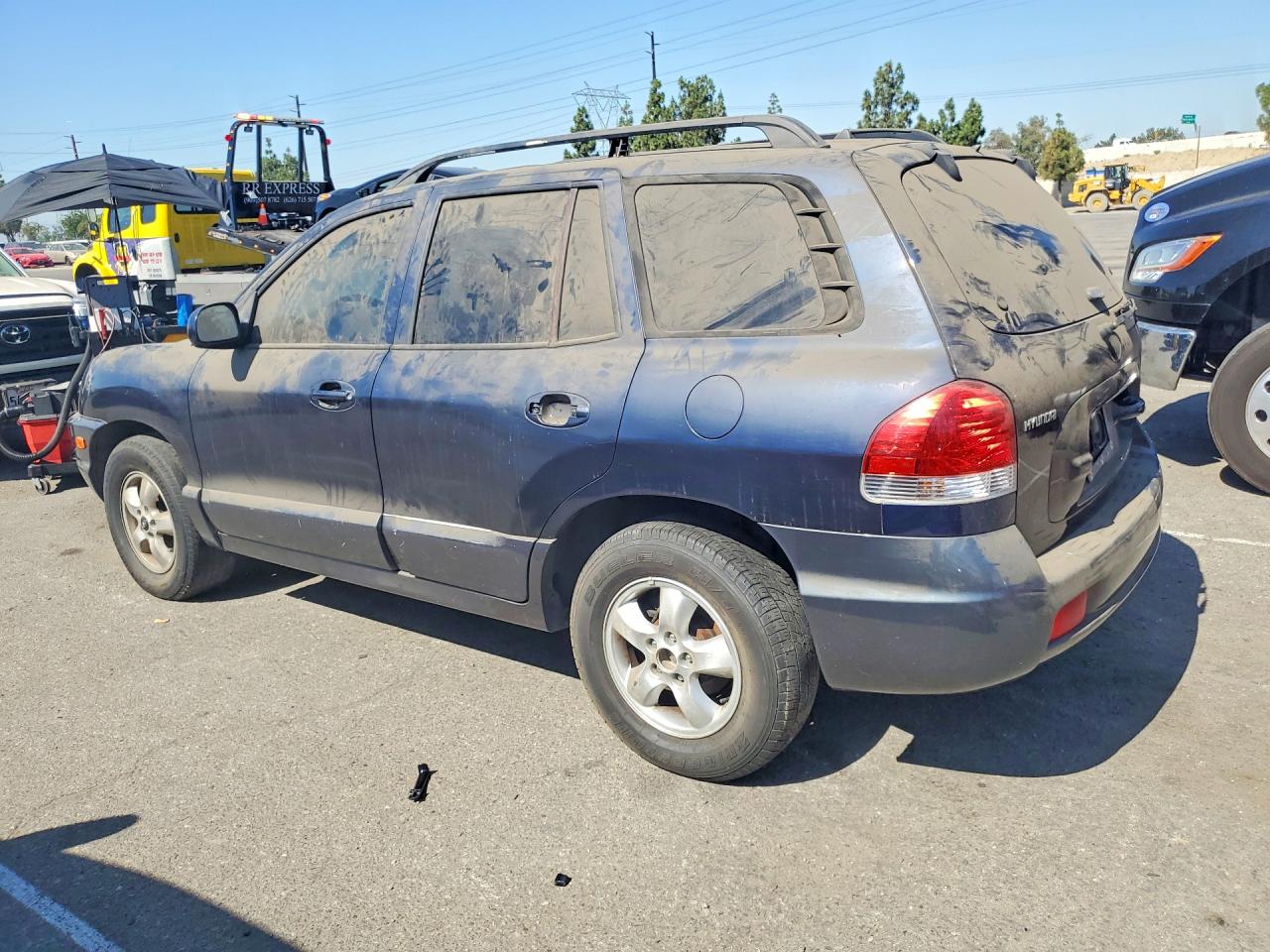 2005 Hyundai Santa Fe Gls Blue vin: KM8SC13D75U934141