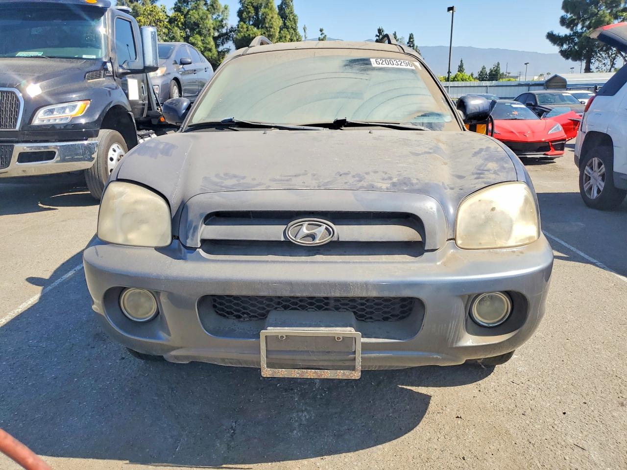 2005 Hyundai Santa Fe Gls Blue vin: KM8SC13D75U934141
