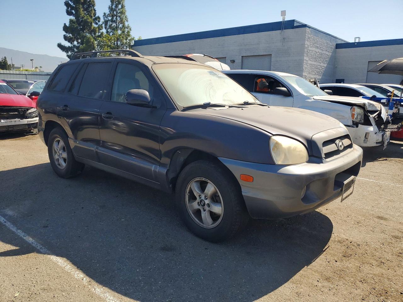 2005 Hyundai Santa Fe Gls Blue vin: KM8SC13D75U934141