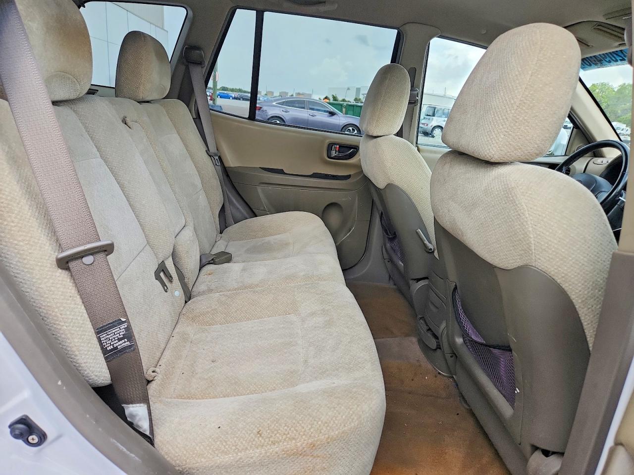 2005 Hyundai Santa Fe Gls White vin: KM8SC13D75U989723