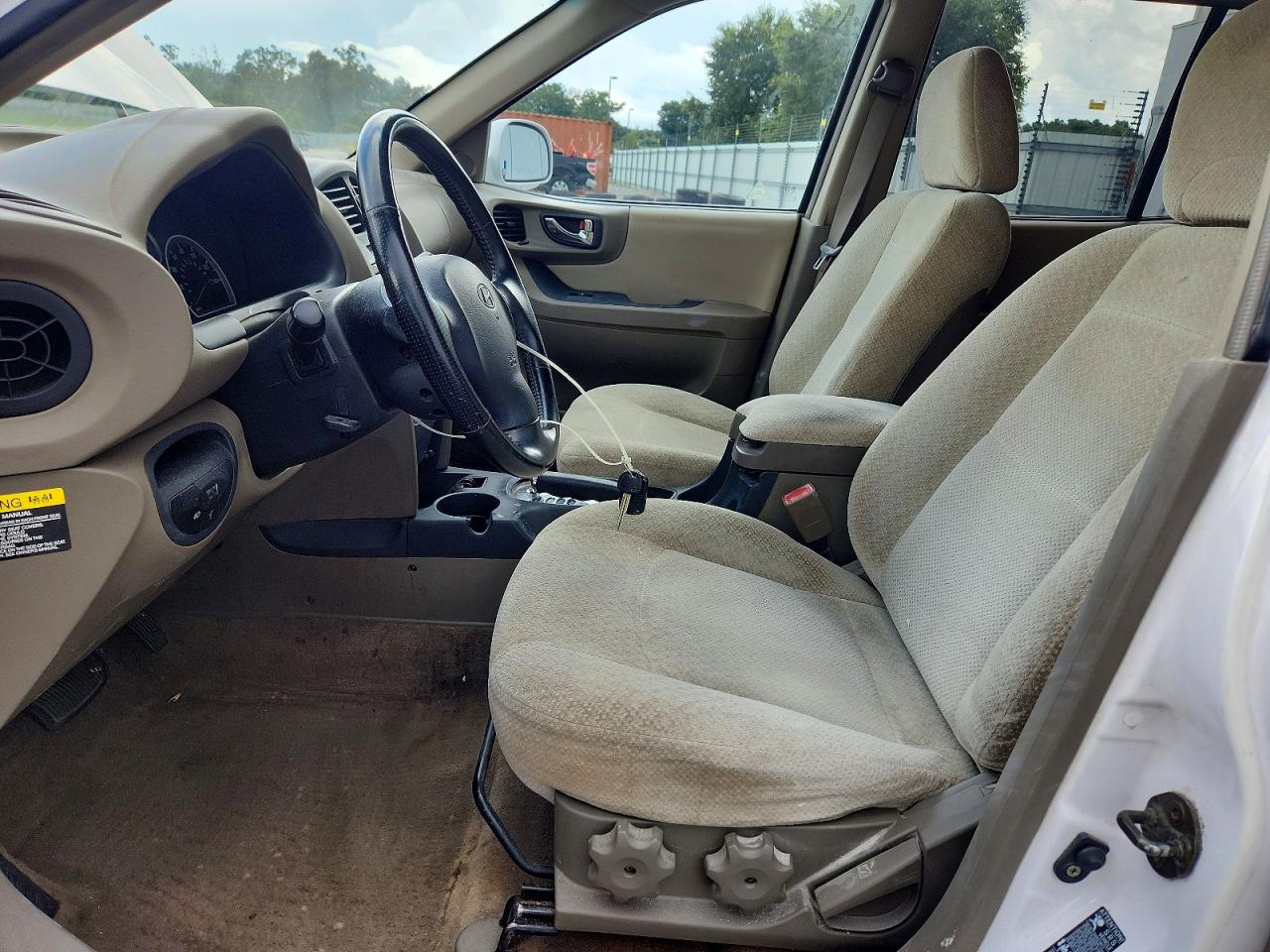 2005 Hyundai Santa Fe Gls White vin: KM8SC13D75U989723