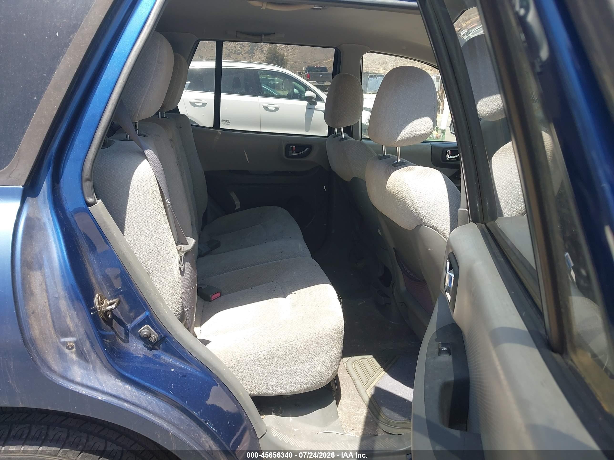 2006 Hyundai Santa Fe Gls Blue vin: KM8SC13D76U106012