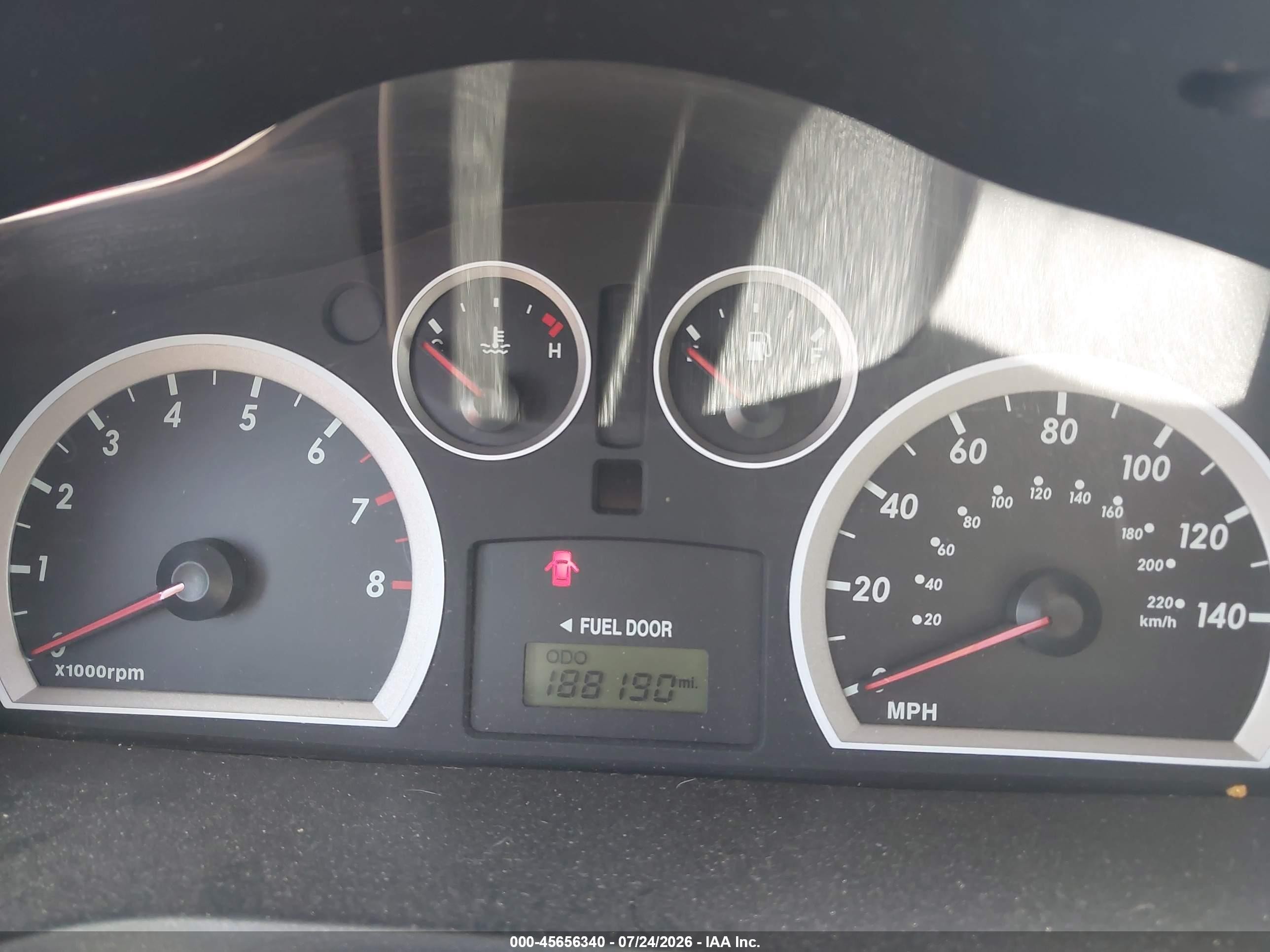 2006 Hyundai Santa Fe Gls Blue vin: KM8SC13D76U106012