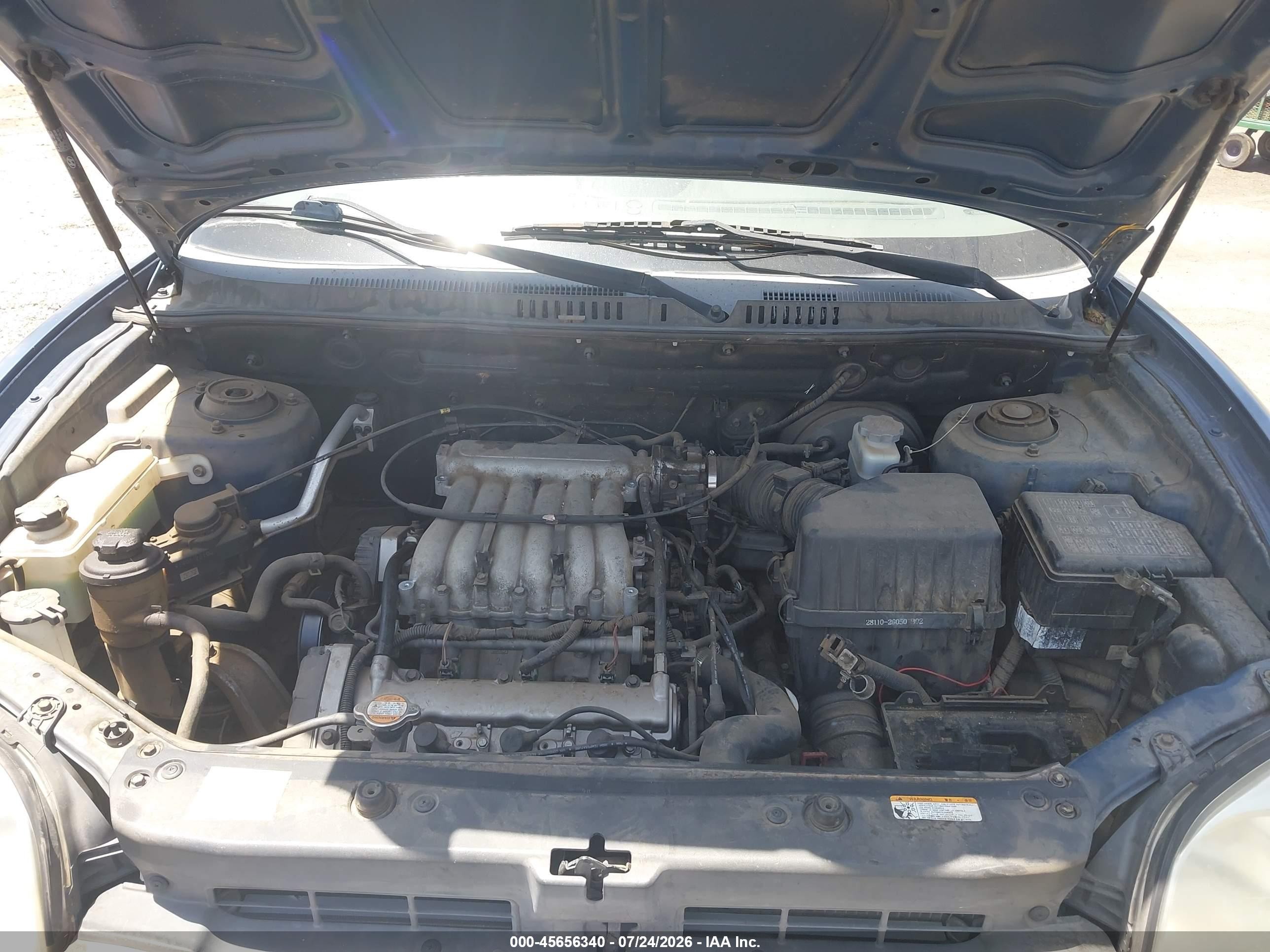 2006 Hyundai Santa Fe Gls Blue vin: KM8SC13D76U106012