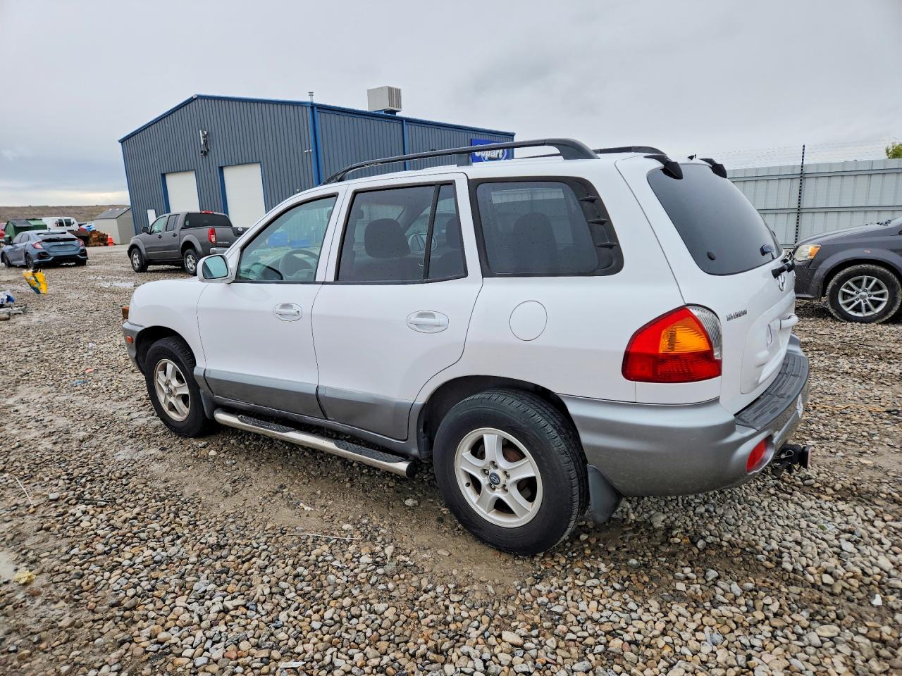 2002 Hyundai Santa Fe Gls White vin: KM8SC13D82U287535
