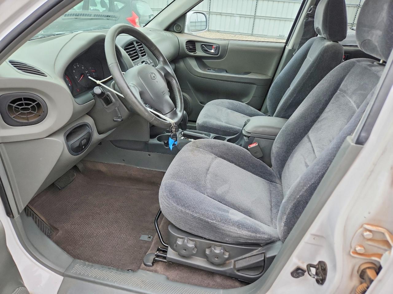 2002 Hyundai Santa Fe Gls White vin: KM8SC13D82U287535