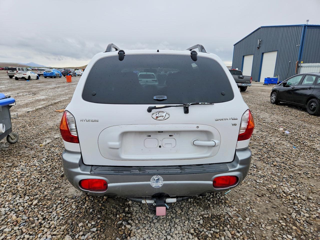 2002 Hyundai Santa Fe Gls White vin: KM8SC13D82U287535