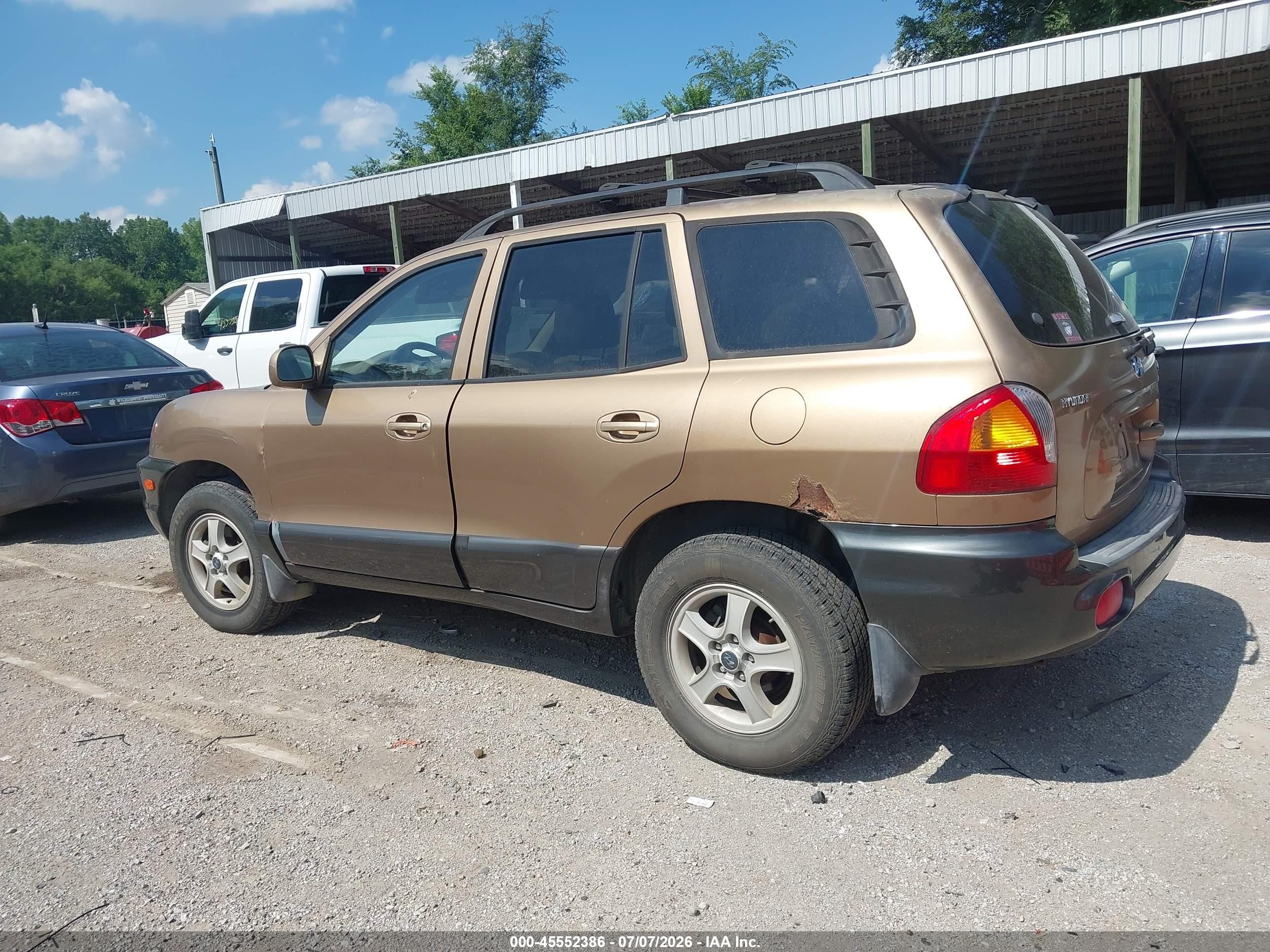 2003 Hyundai Santa Fe Gls/lx Brown vin: KM8SC13D83U374000