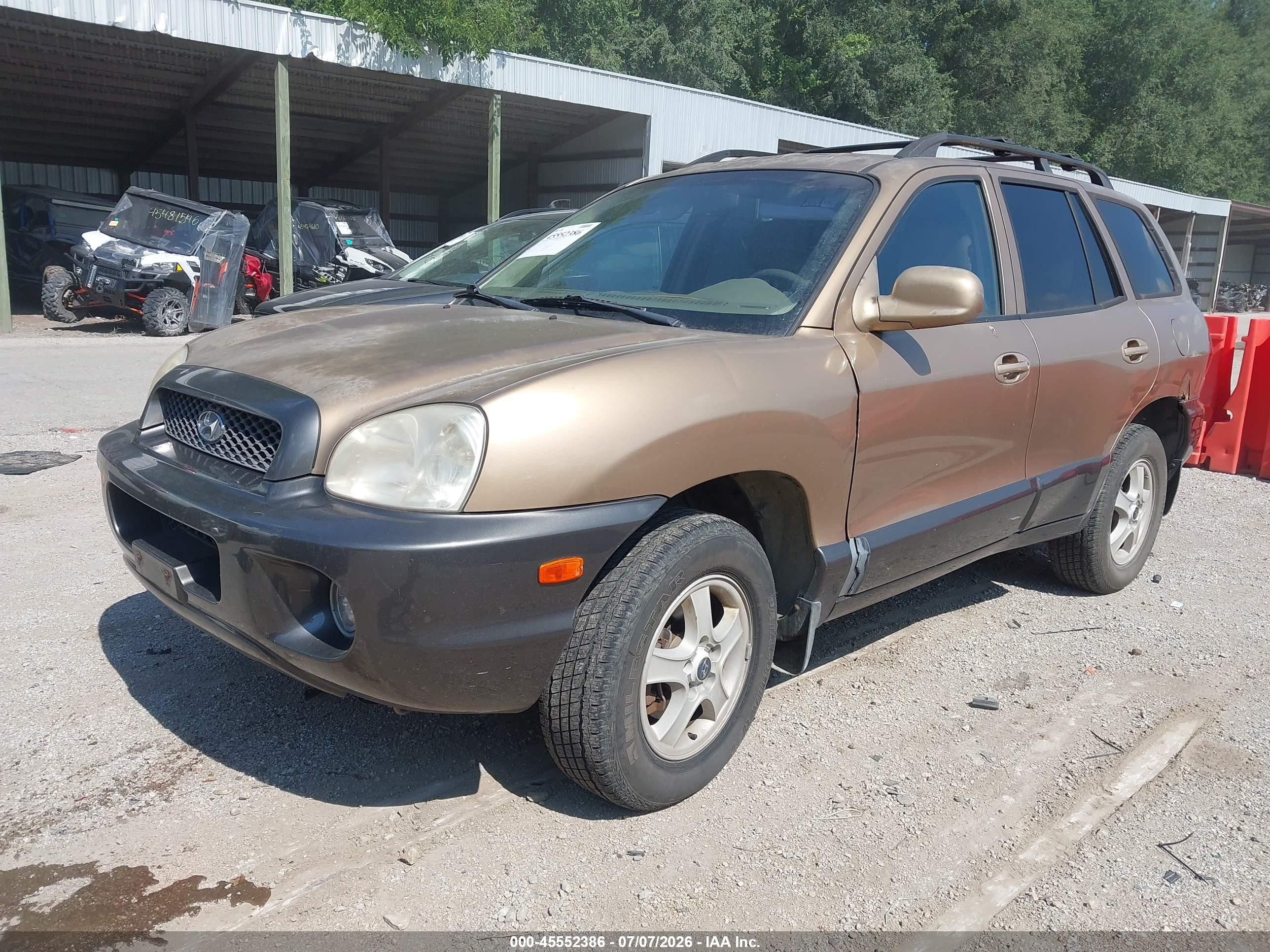 2003 Hyundai Santa Fe Gls/lx Brown vin: KM8SC13D83U374000