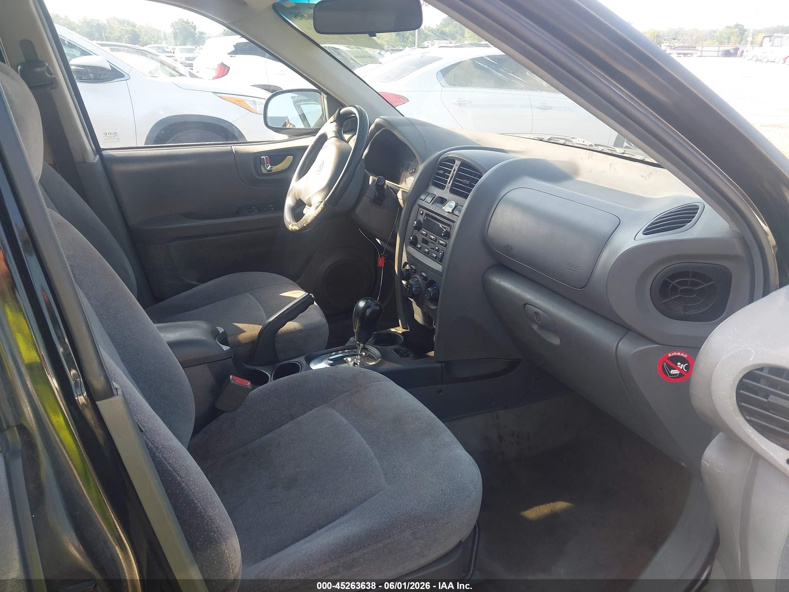 2003 Hyundai Santa Fe Gls/lx Black vin: KM8SC13D83U426807