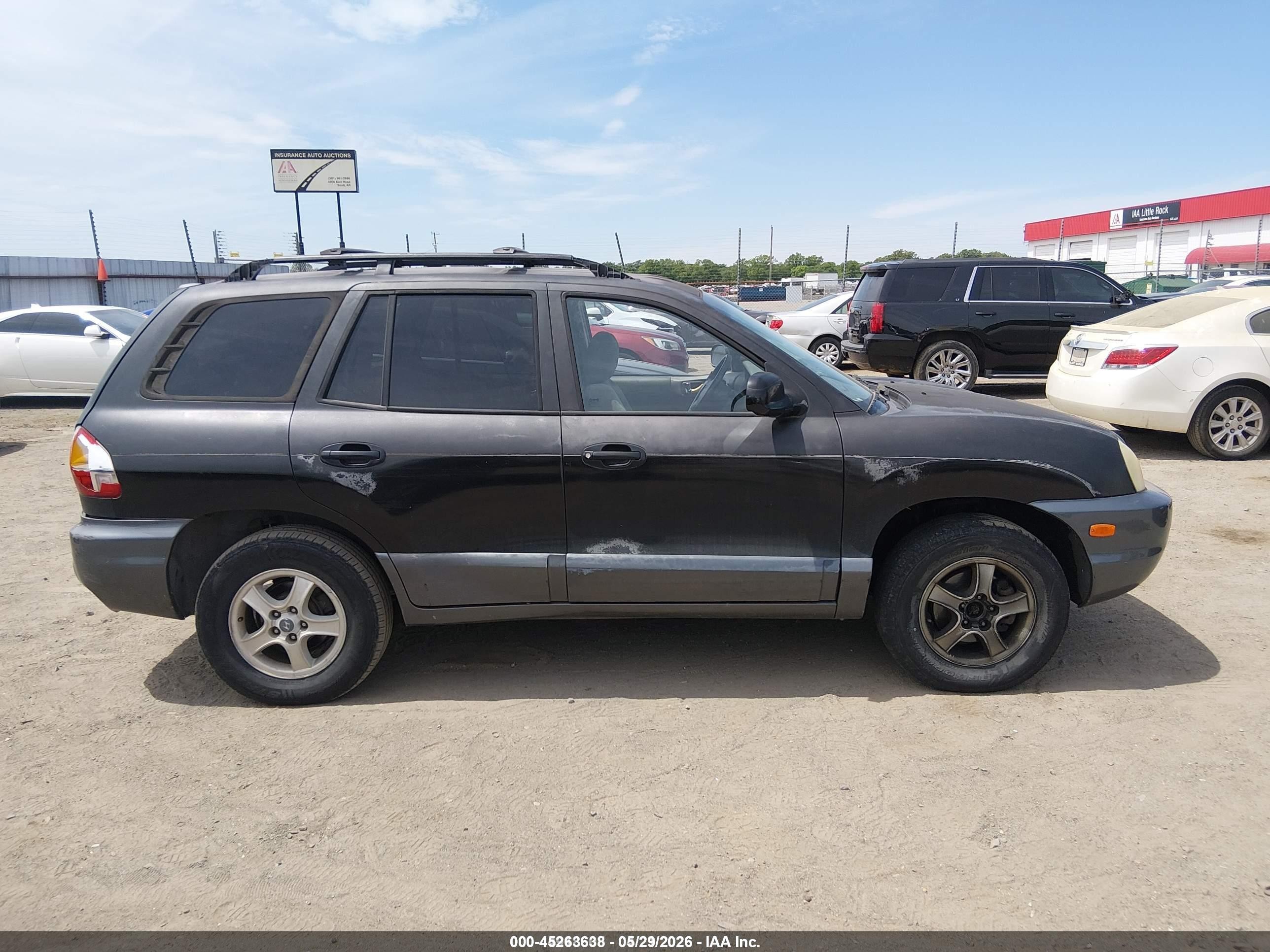 2003 Hyundai Santa Fe Gls/lx Black vin: KM8SC13D83U426807