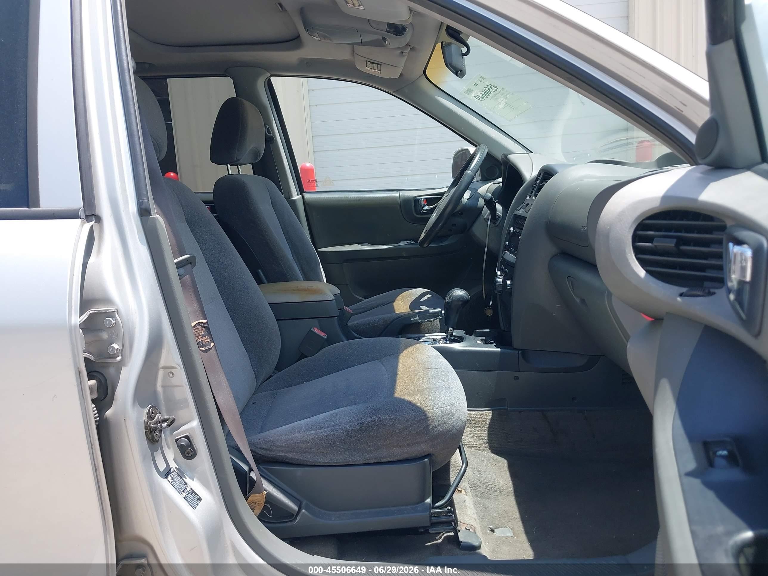 2003 Hyundai Santa Fe Gls/lx Silver vin: KM8SC13D83U437175