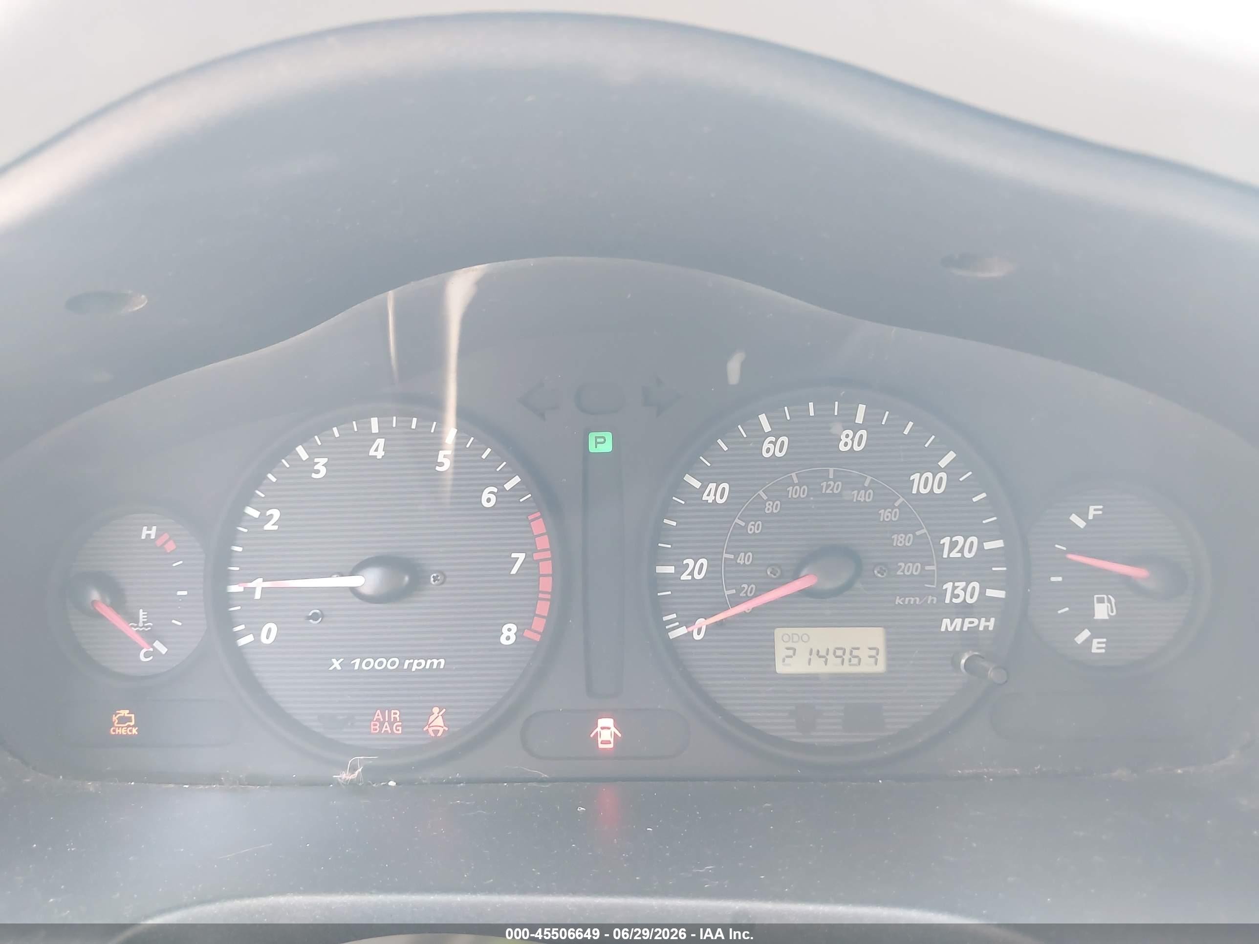 2003 Hyundai Santa Fe Gls/lx Silver vin: KM8SC13D83U437175