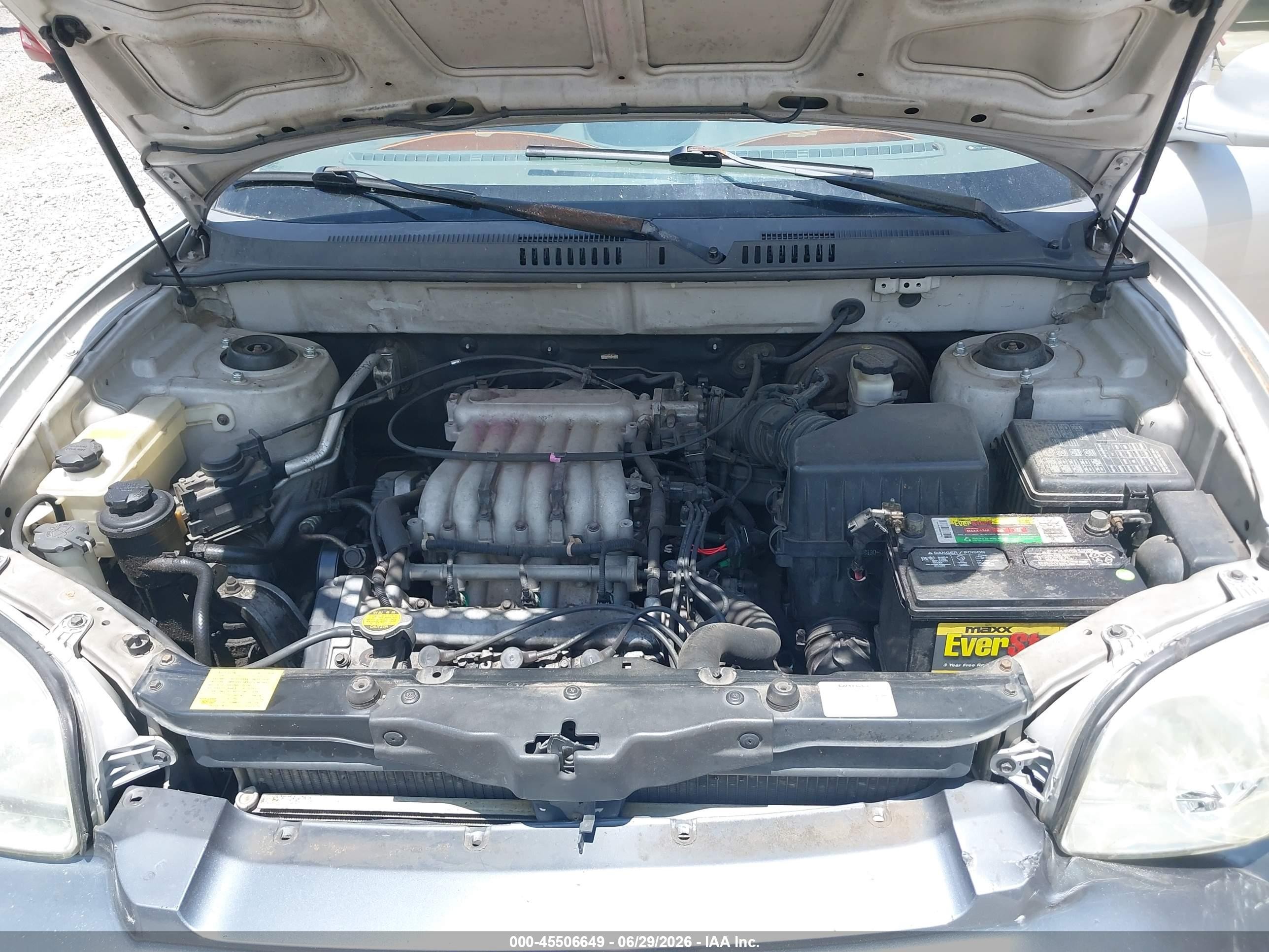 2003 Hyundai Santa Fe Gls/lx Silver vin: KM8SC13D83U437175