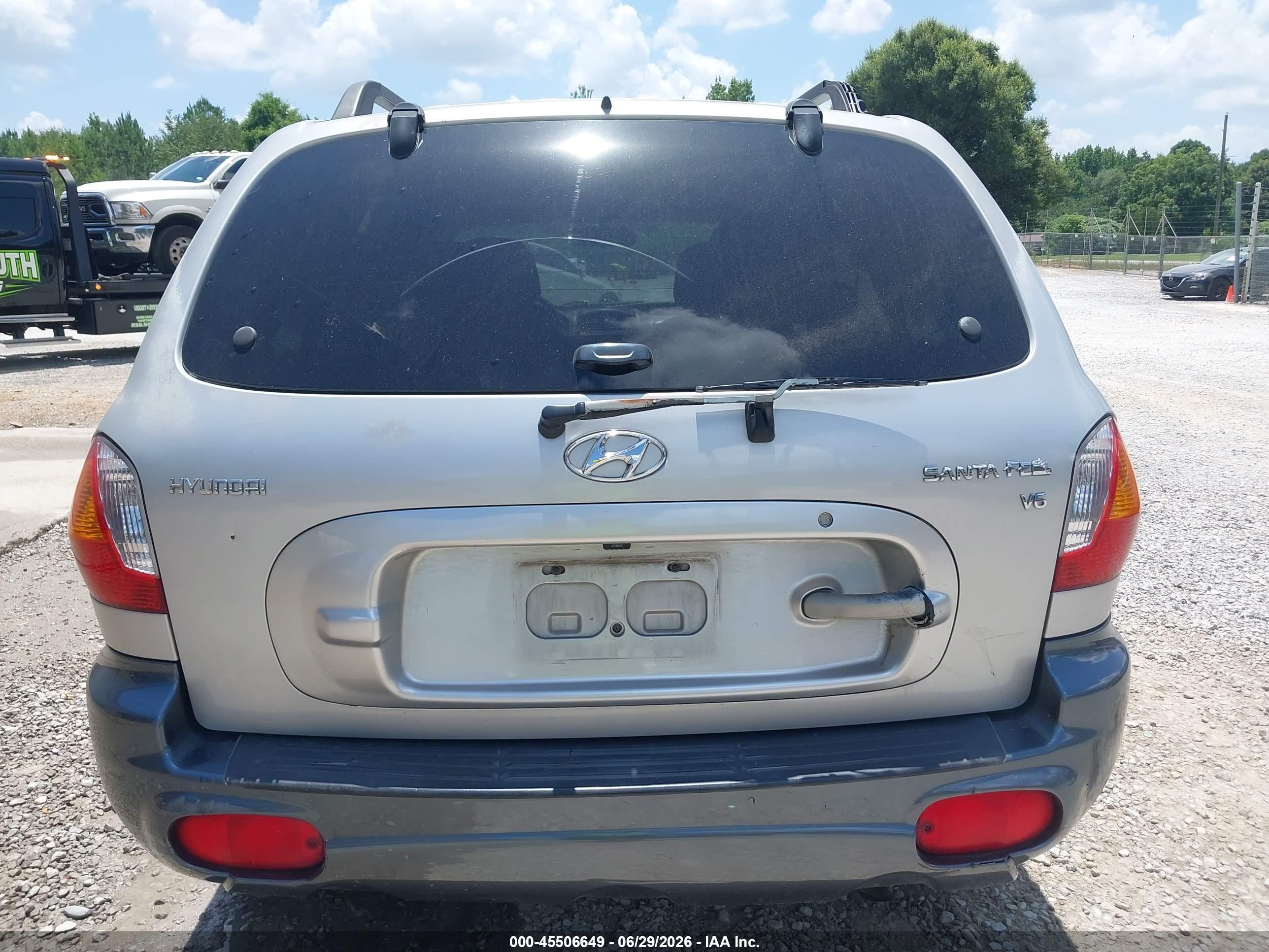 2003 Hyundai Santa Fe Gls/lx Silver vin: KM8SC13D83U437175