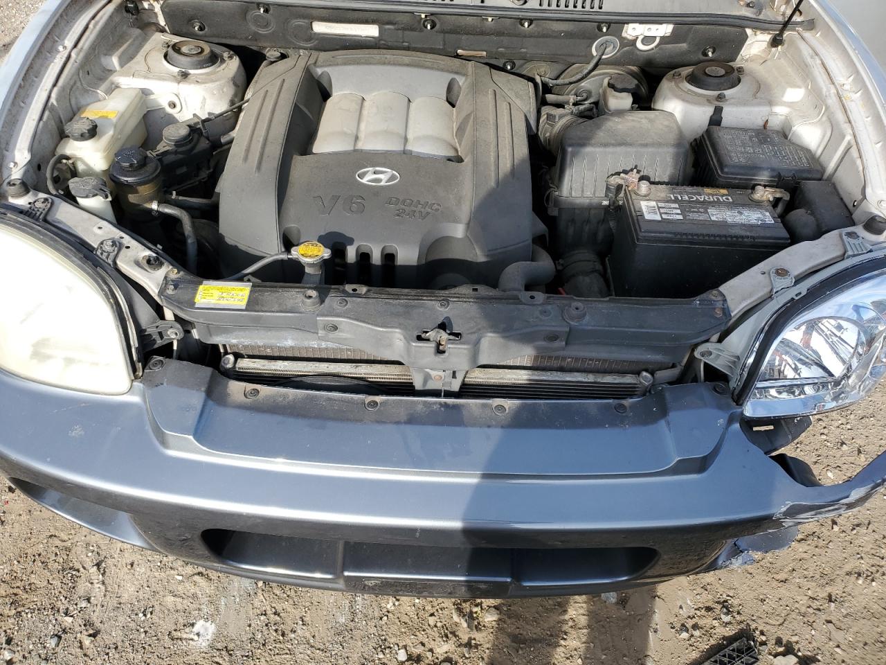 2003 Hyundai Santa Fe Gls Silver vin: KM8SC13D83U553816