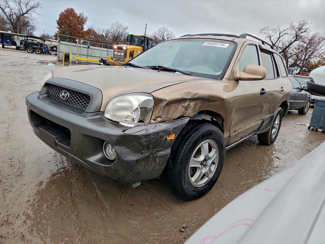 2004 Hyundai Santa Fe Brown vin: KM8SC13D84U570097