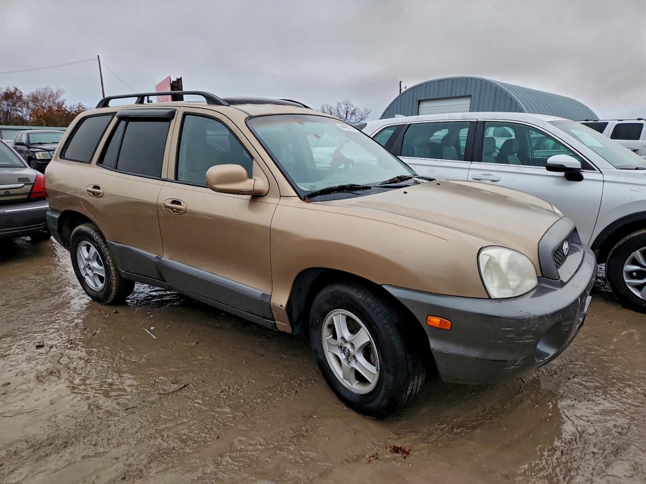 2004 Hyundai Santa Fe Brown vin: KM8SC13D84U570097