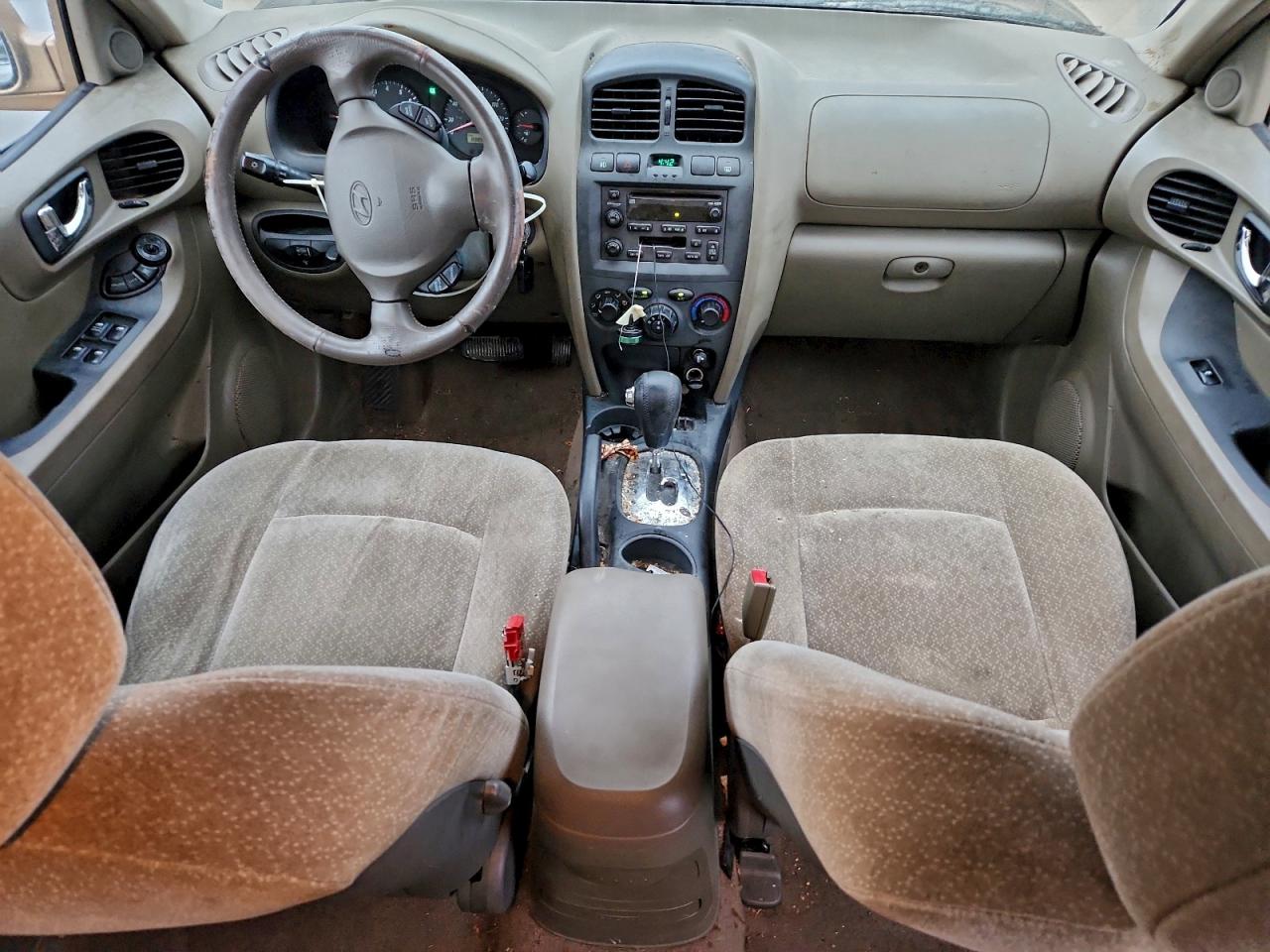 2004 Hyundai Santa Fe Brown vin: KM8SC13D84U570097
