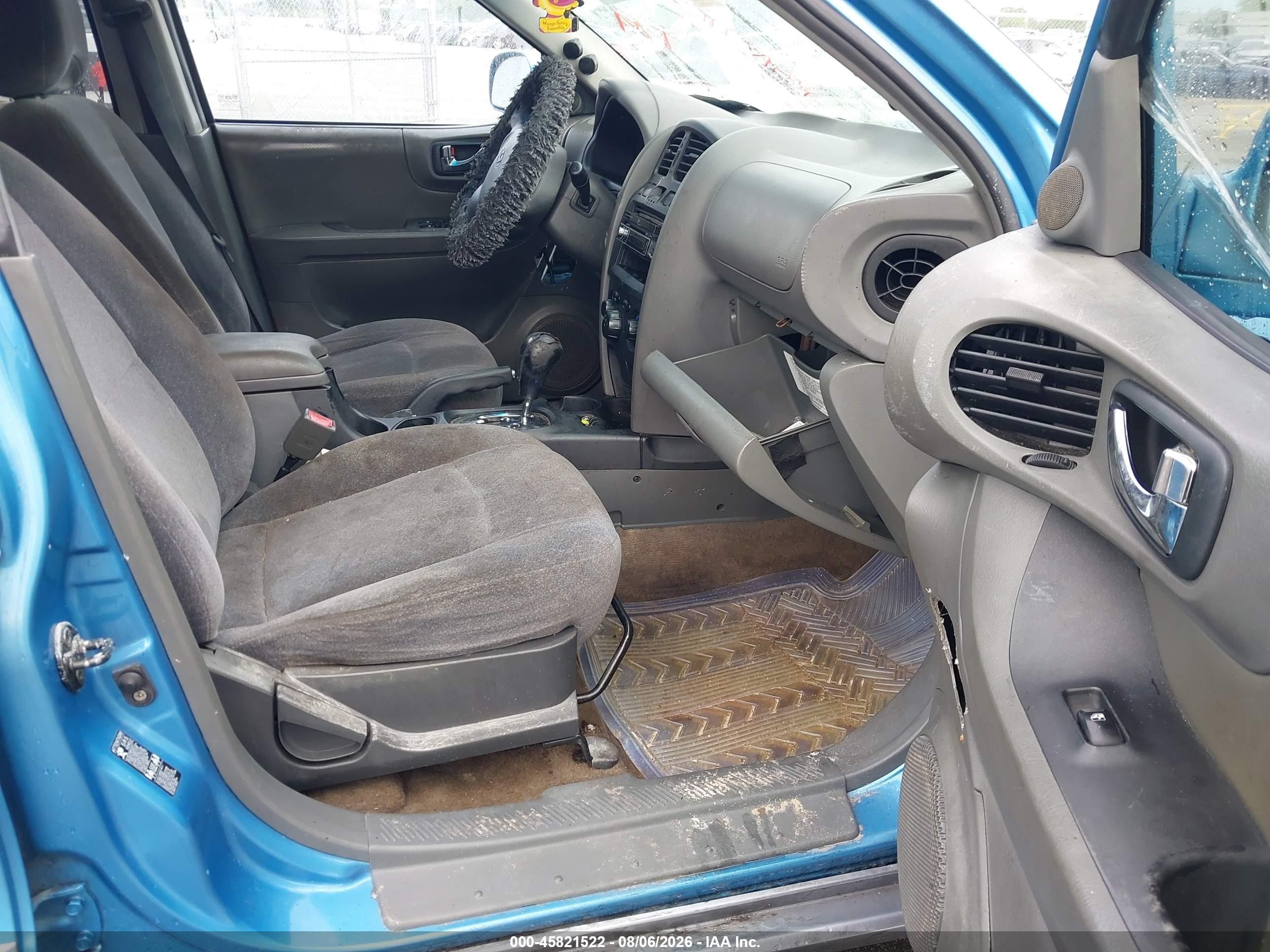 2004 Hyundai Santa Fe Gls Light Blue vin: KM8SC13D84U836945