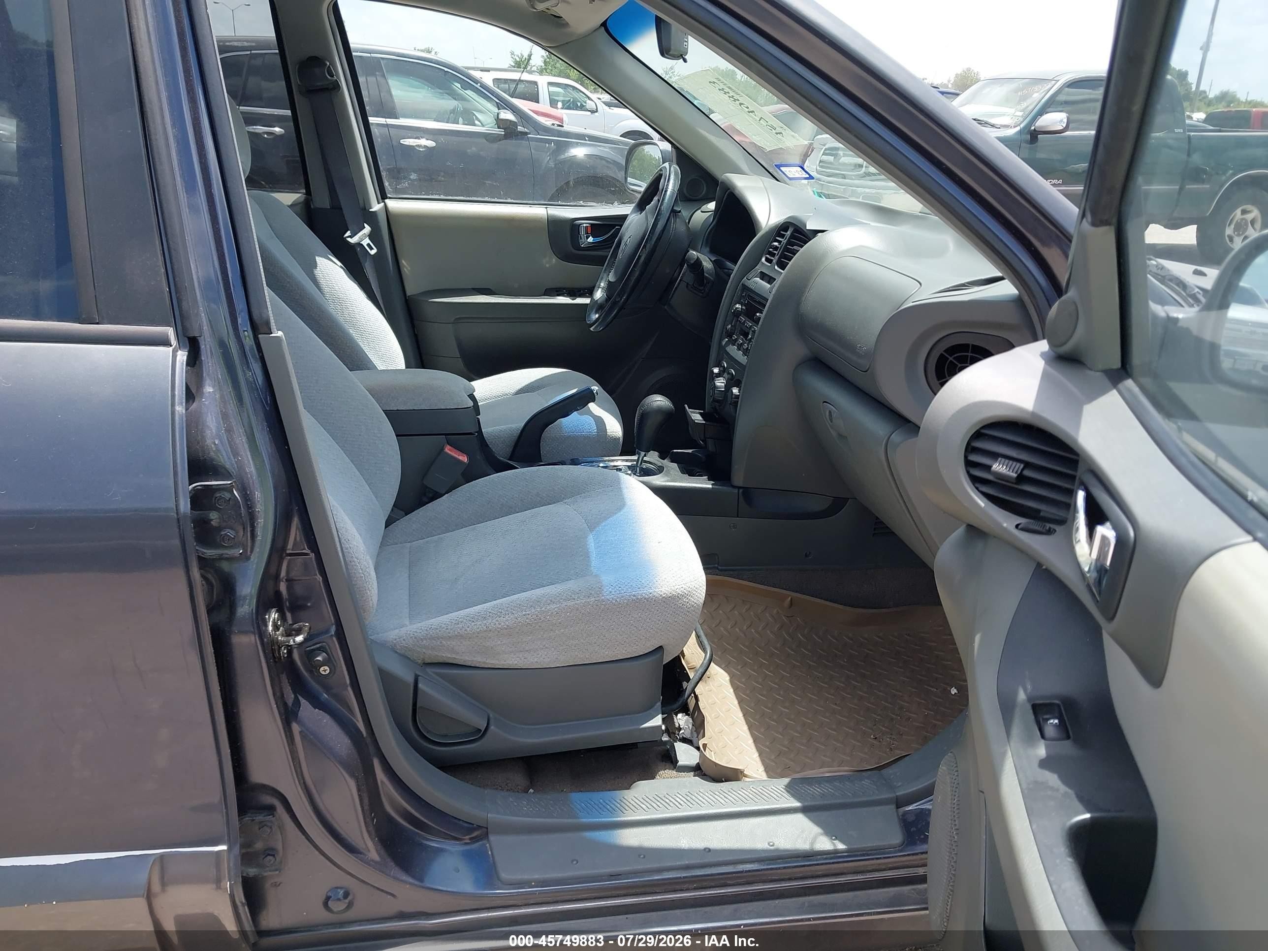 2006 Hyundai Santa Fe Gls Серый vin: KM8SC13D86U057306