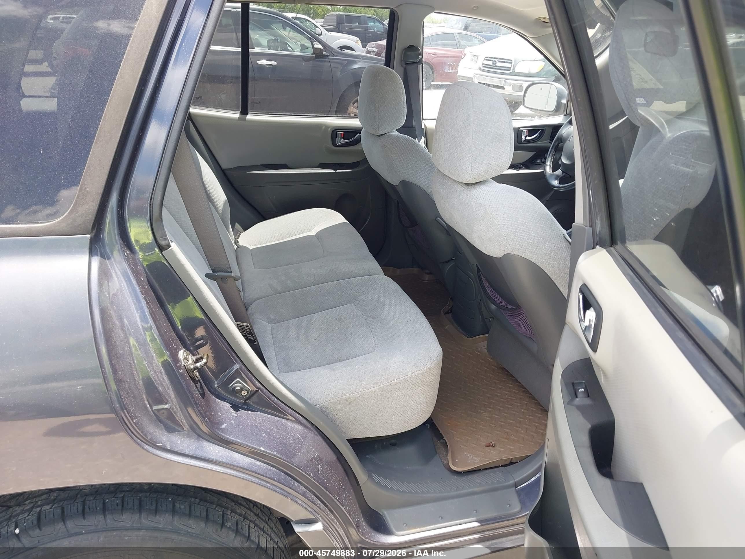 2006 Hyundai Santa Fe Gls Серый vin: KM8SC13D86U057306