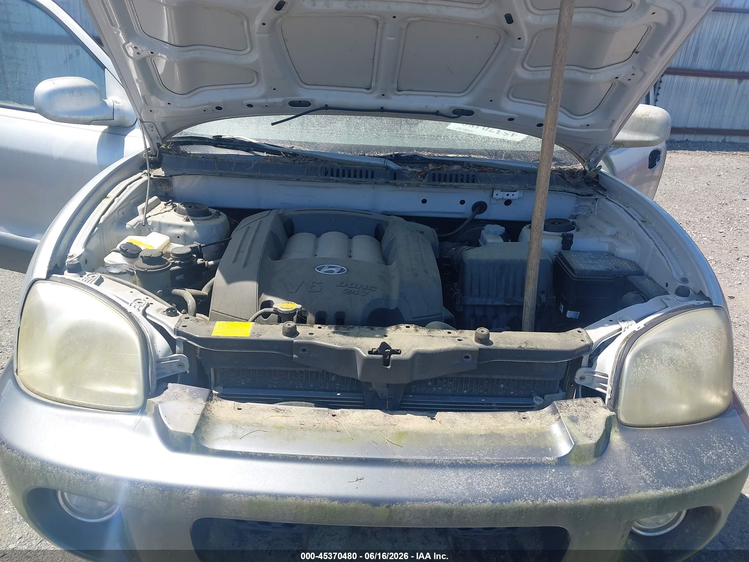 2002 Hyundai Santa Fe Gls/lx Gray vin: KM8SC13D92U299225