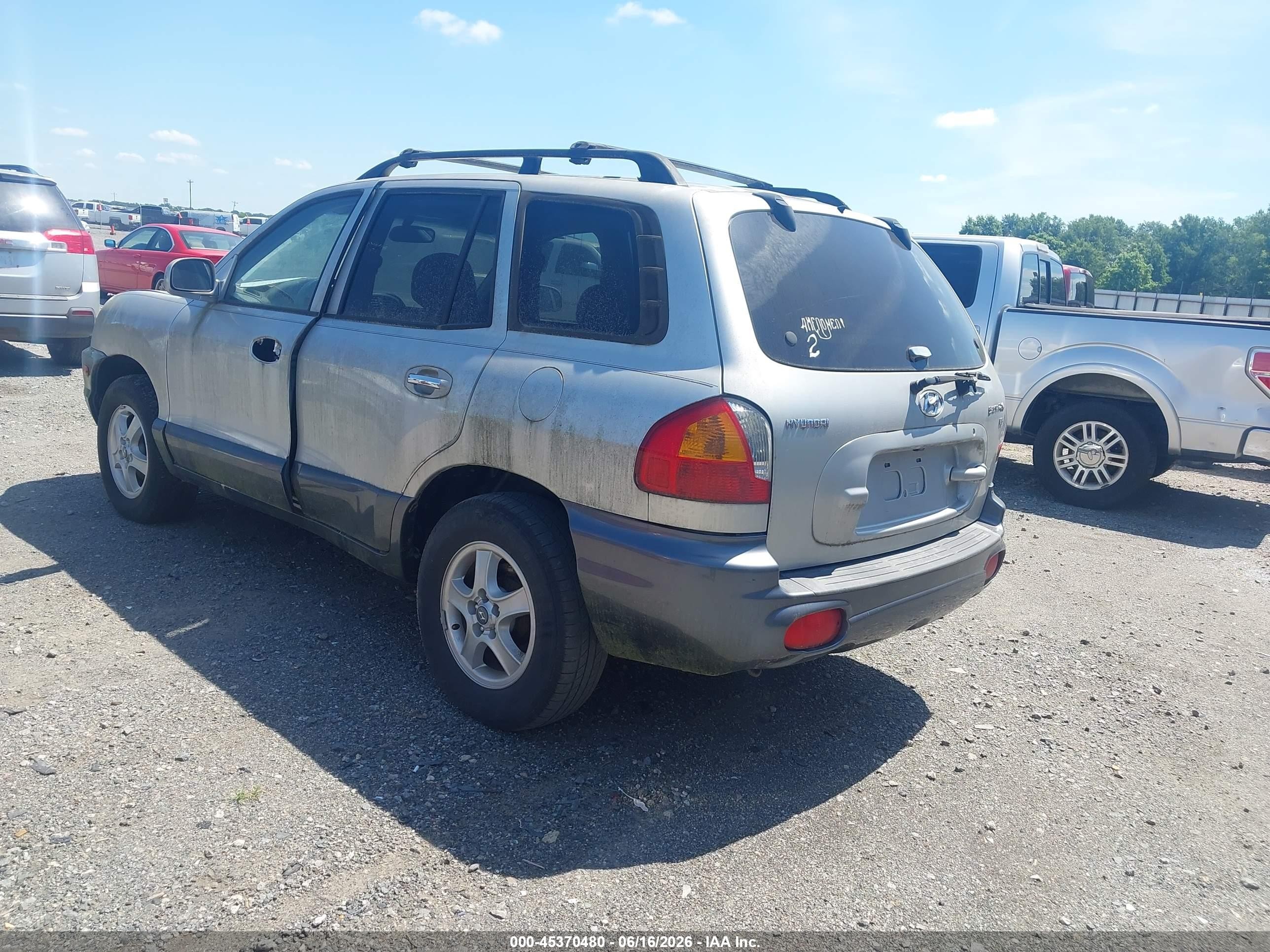 2002 Hyundai Santa Fe Gls/lx Gray vin: KM8SC13D92U299225