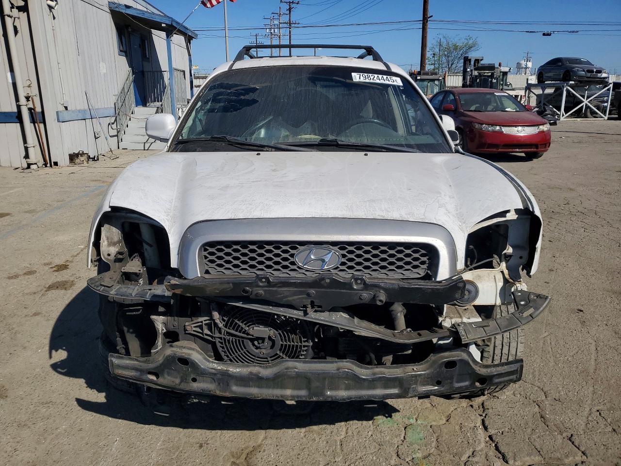 2003 Hyundai Santa Fe Gls White vin: KM8SC13D93U439789