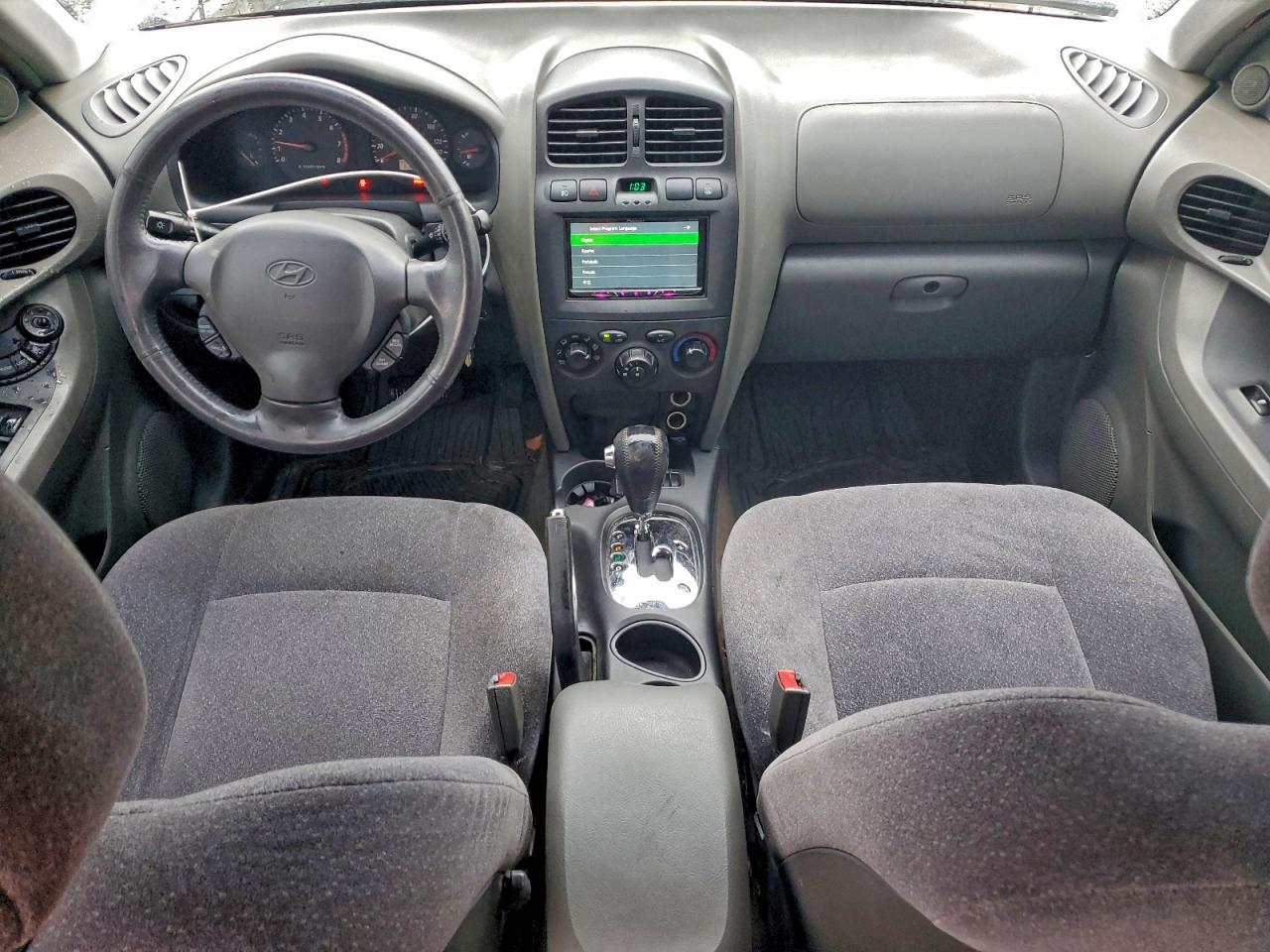 2003 Hyundai Santa Fe Gls White vin: KM8SC13D93U489561