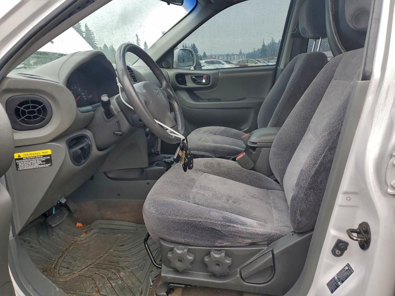 2003 Hyundai Santa Fe Gls White vin: KM8SC13D93U489561