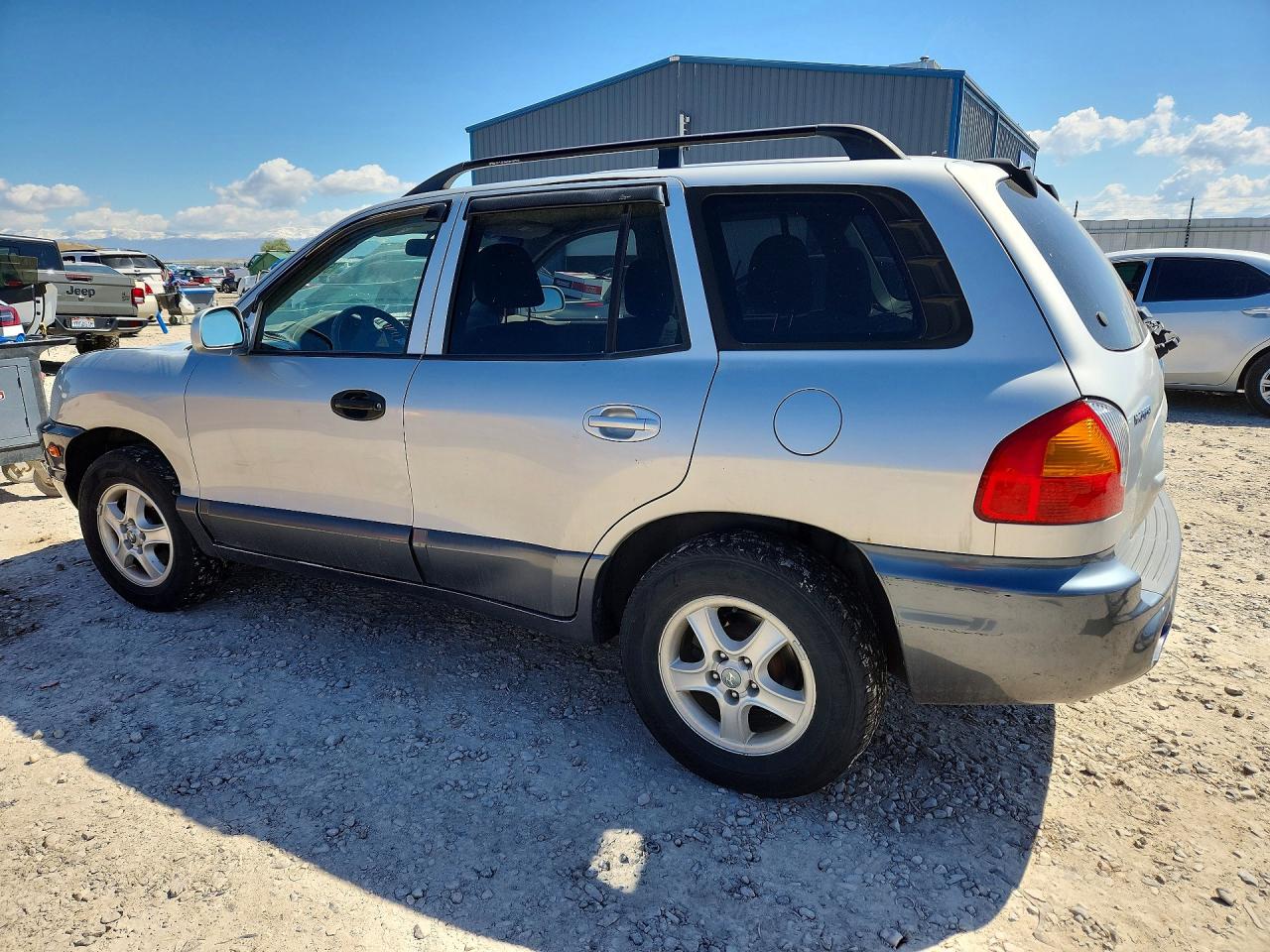 2003 Hyundai Santa Fe Gls Silver vin: KM8SC13D93U526592