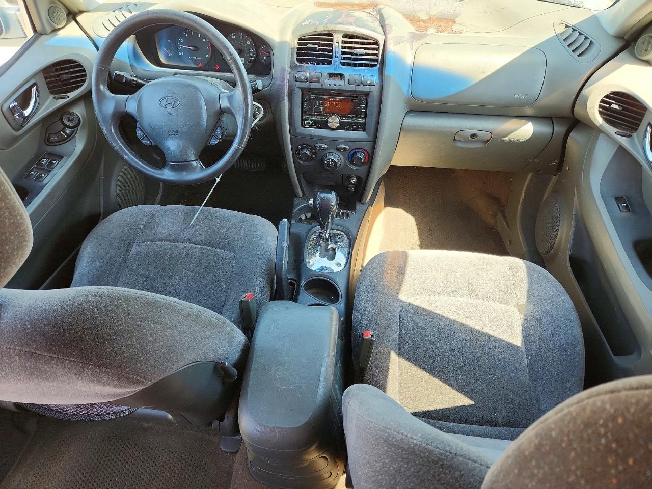 2003 Hyundai Santa Fe Gls Silver vin: KM8SC13D93U526592
