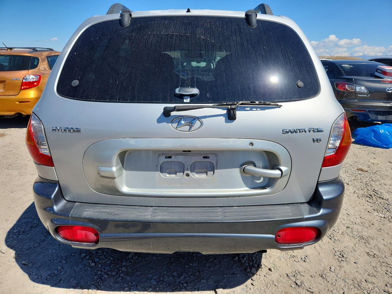 2003 Hyundai Santa Fe Gls Silver vin: KM8SC13D93U526592