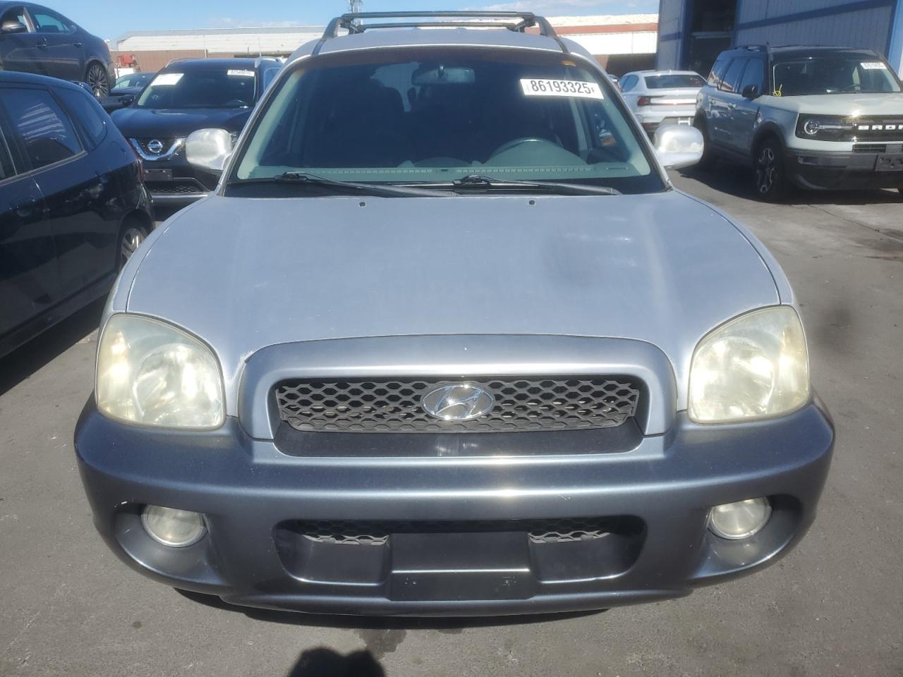 2003 Hyundai Santa Fe Gls Silver vin: KM8SC13D93U531873