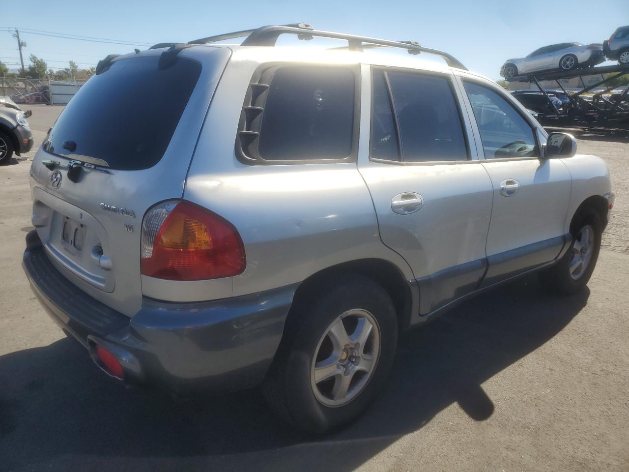 2003 Hyundai Santa Fe Gls Silver vin: KM8SC13D93U531873