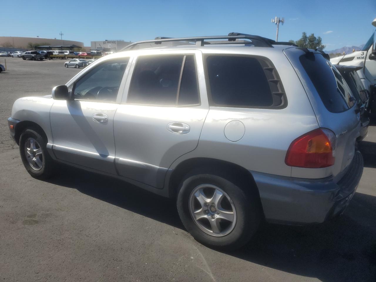 2003 Hyundai Santa Fe Gls Silver vin: KM8SC13D93U531873