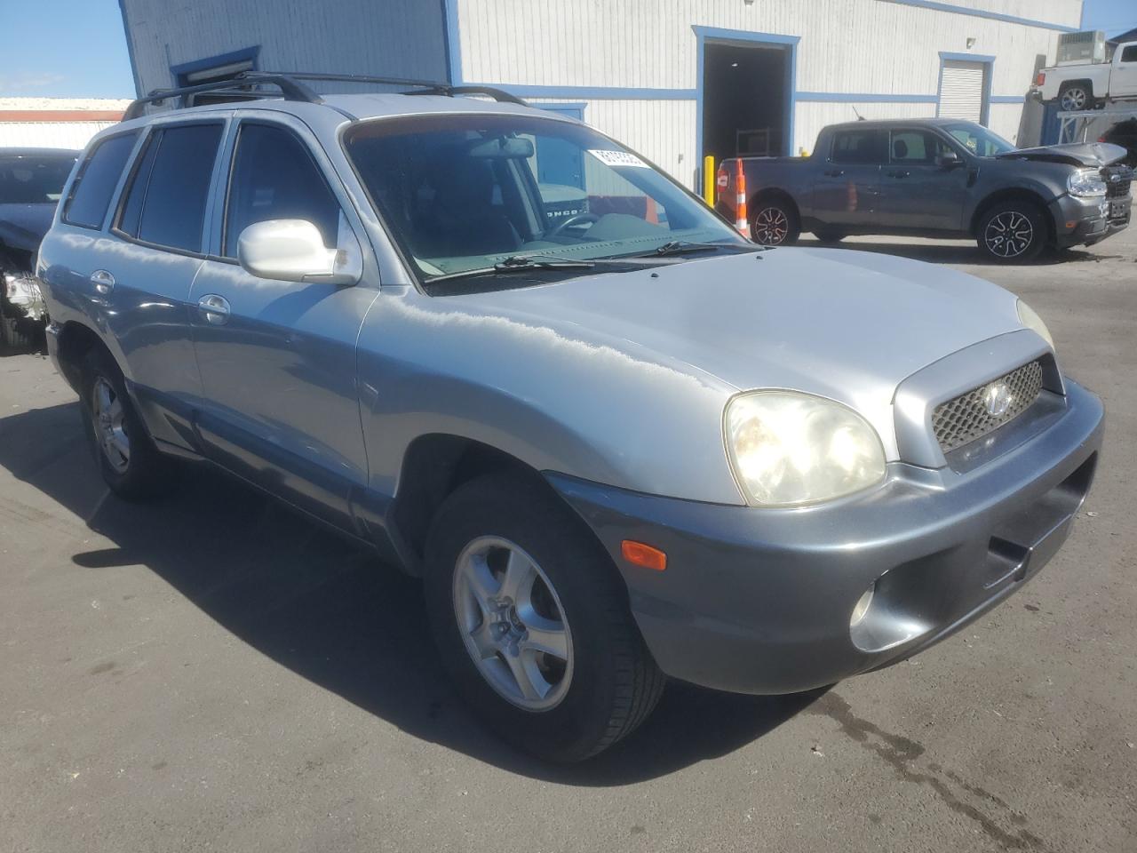 2003 Hyundai Santa Fe Gls Silver vin: KM8SC13D93U531873