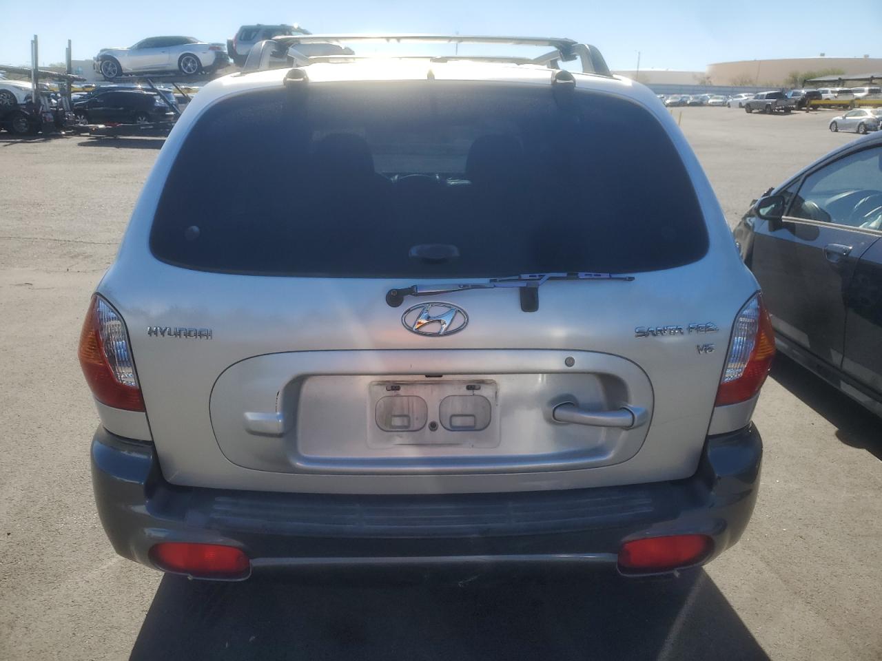 2003 Hyundai Santa Fe Gls Silver vin: KM8SC13D93U531873