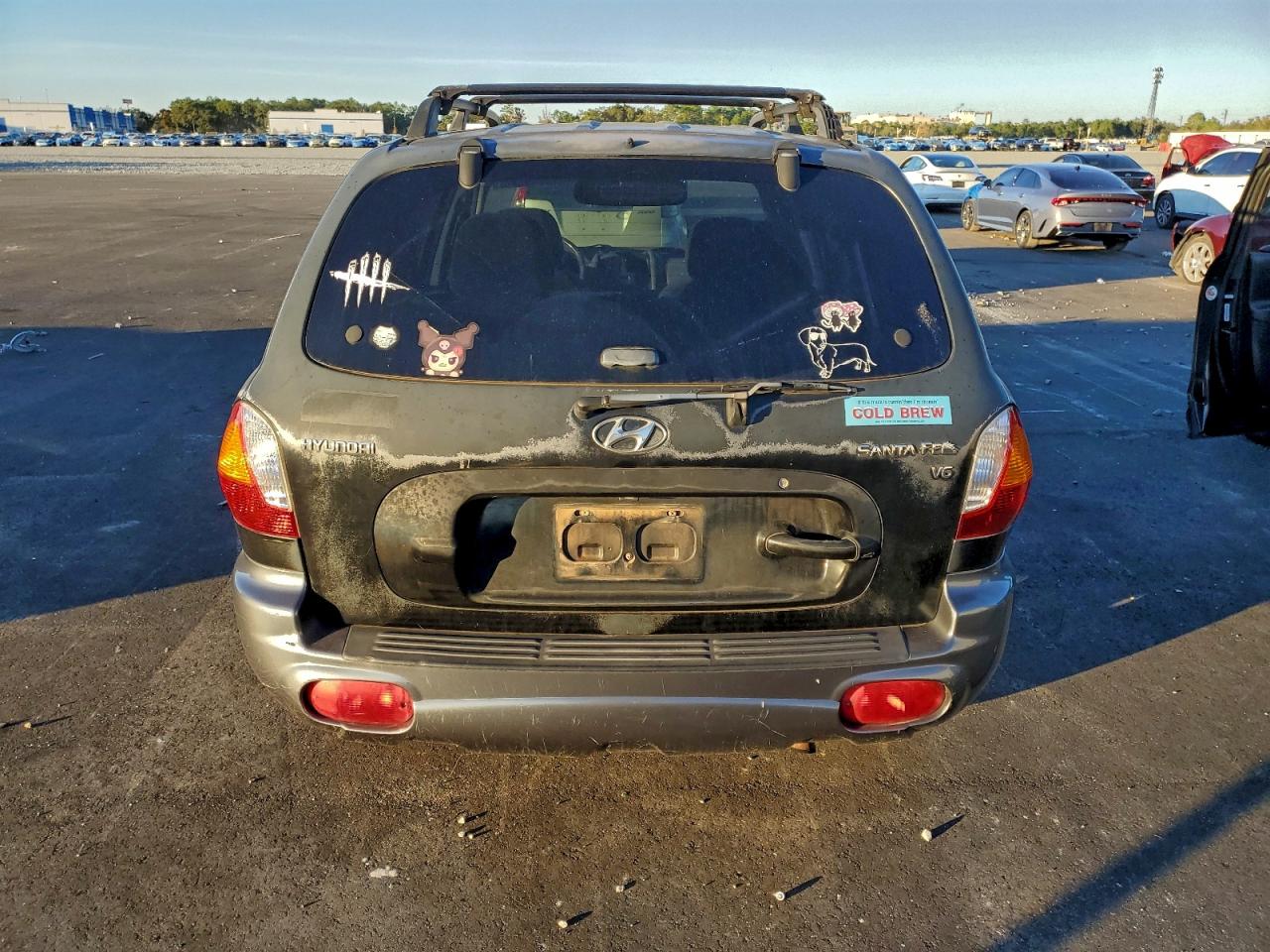 2004 Hyundai Santa Fe Gls Black vin: KM8SC13D94U699501