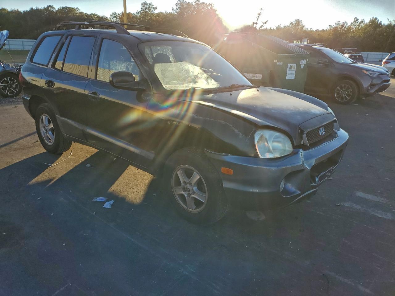 2004 Hyundai Santa Fe Gls Black vin: KM8SC13D94U699501