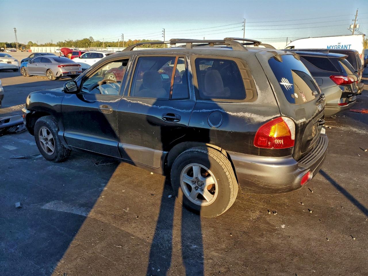 2004 Hyundai Santa Fe Gls Black vin: KM8SC13D94U699501
