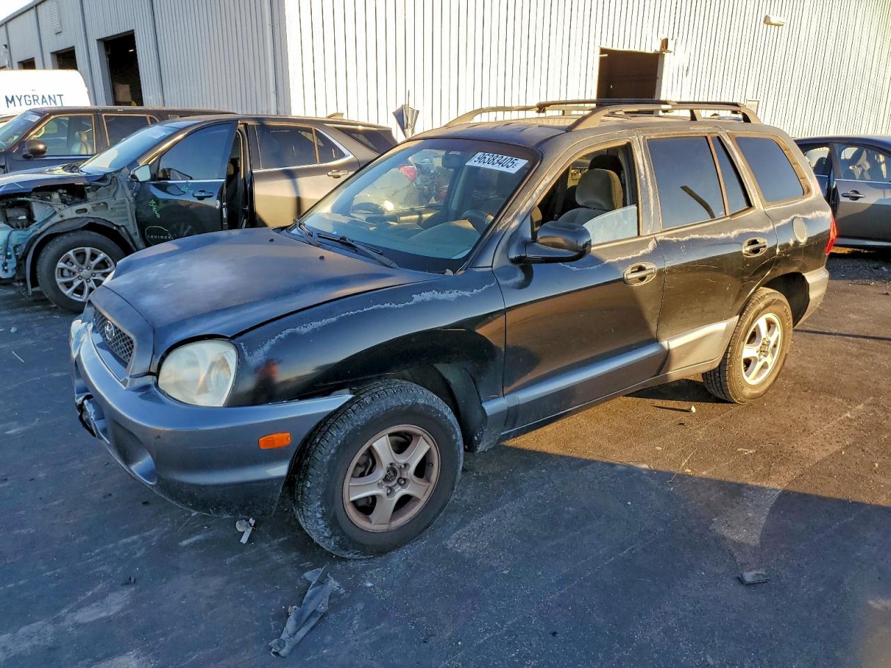 2004 Hyundai Santa Fe Gls Черный vin: KM8SC13D94U699501