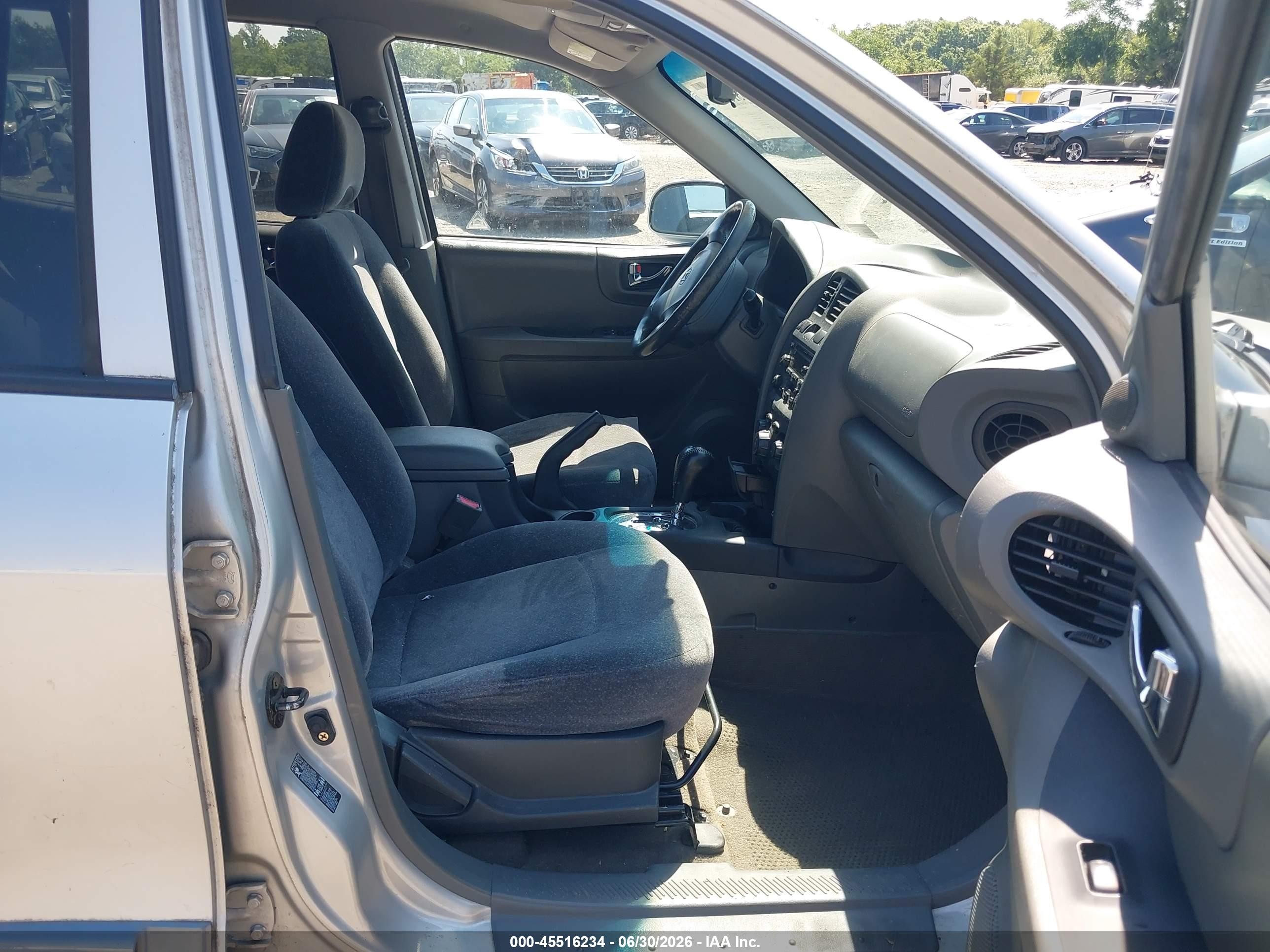 2004 Hyundai Santa Fe Gls Silver vin: KM8SC13D94U746008