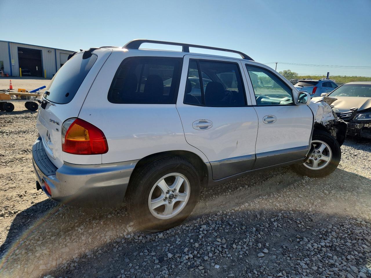 2003 Hyundai Santa Fe Gls White vin: KM8SC13DX3U426856