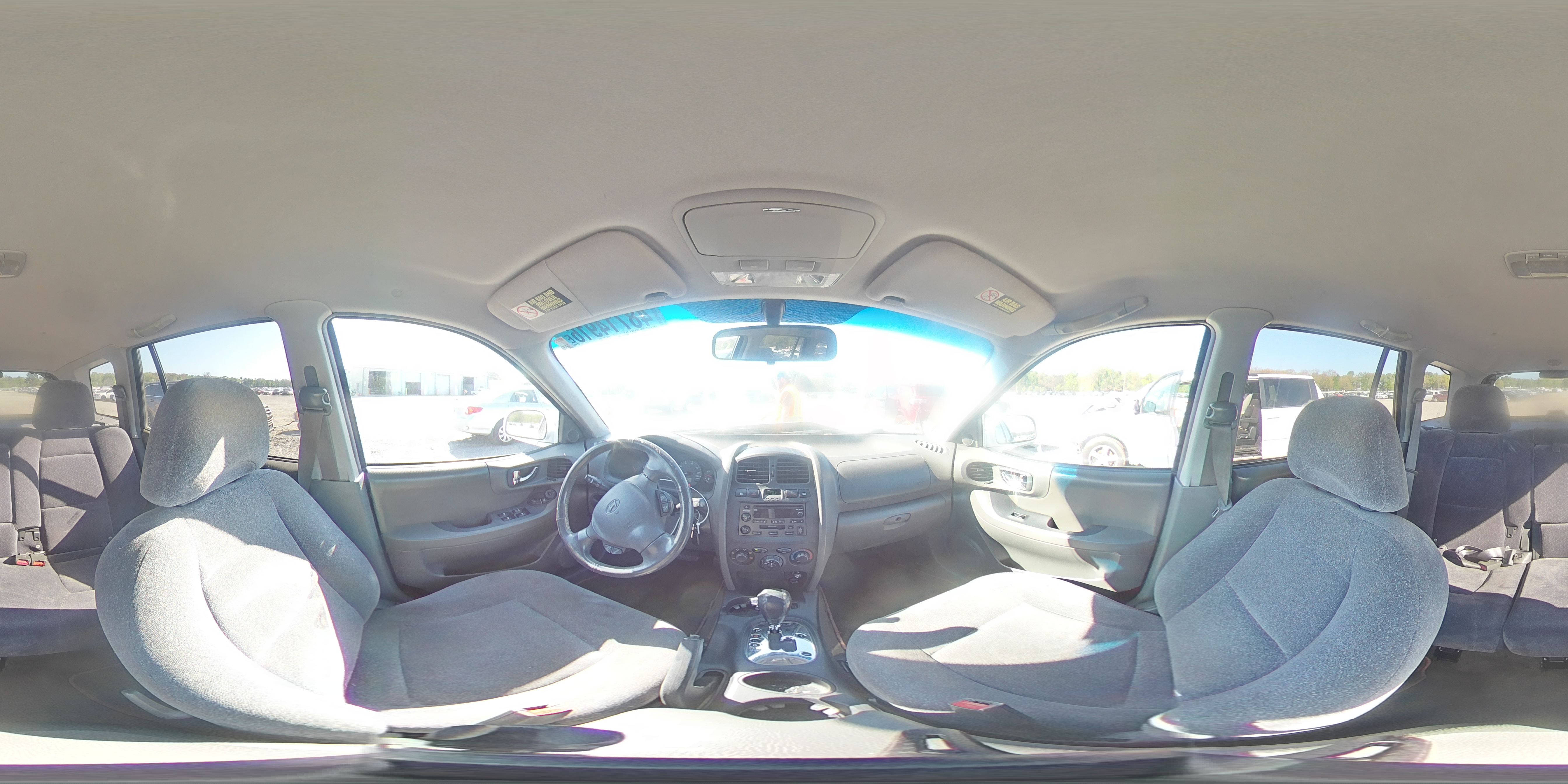 2003 Hyundai Santa Fe Gls White vin: KM8SC13DX3U426856